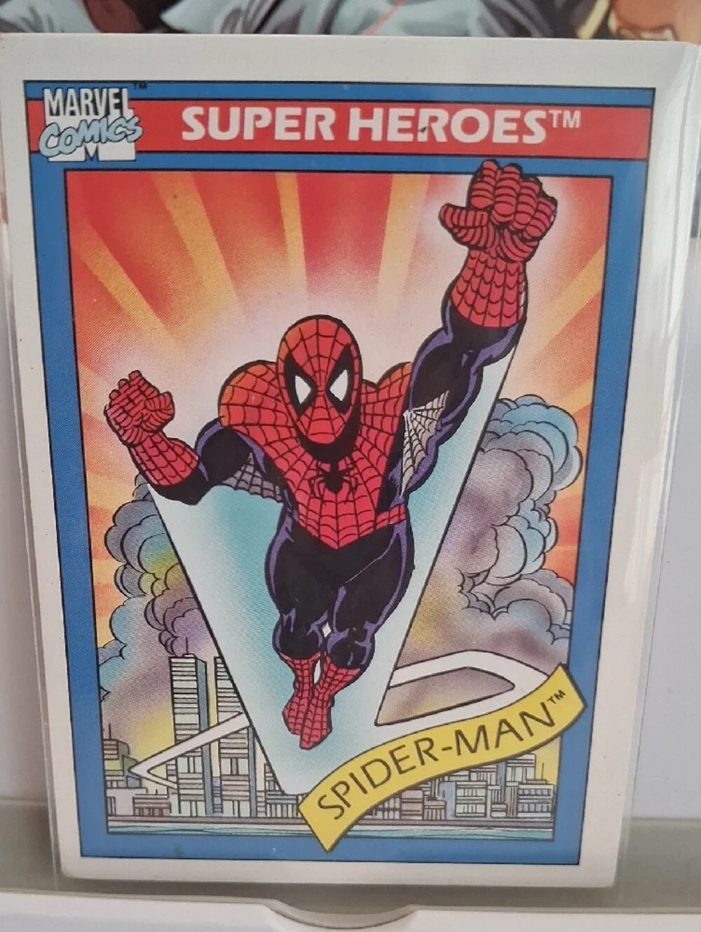 Marvel Spider-Man Card Deck with Red and Blue Artwork